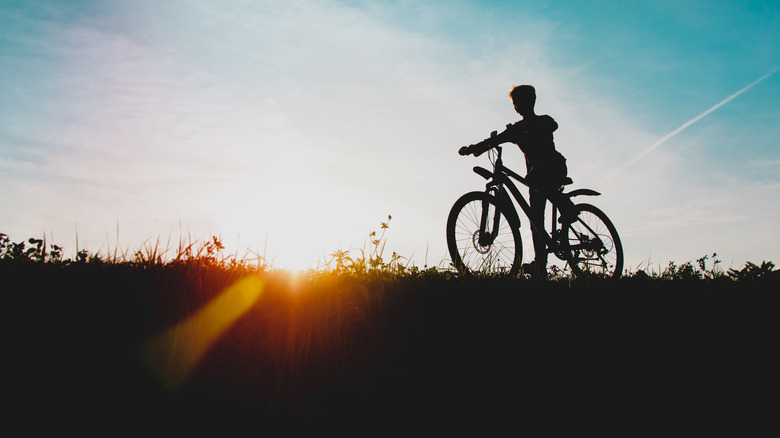 Boy on bike 