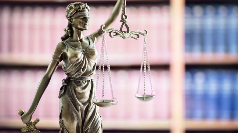 Justice statue