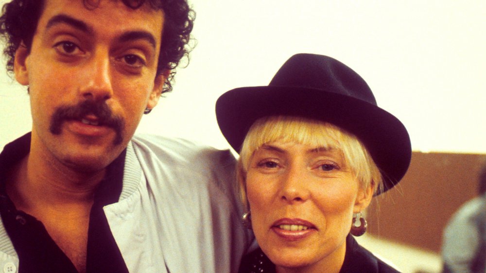 Joni Mitchell and ex-husband Larry Klein