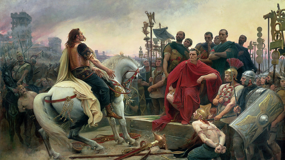 julius caesar and vercingetorix