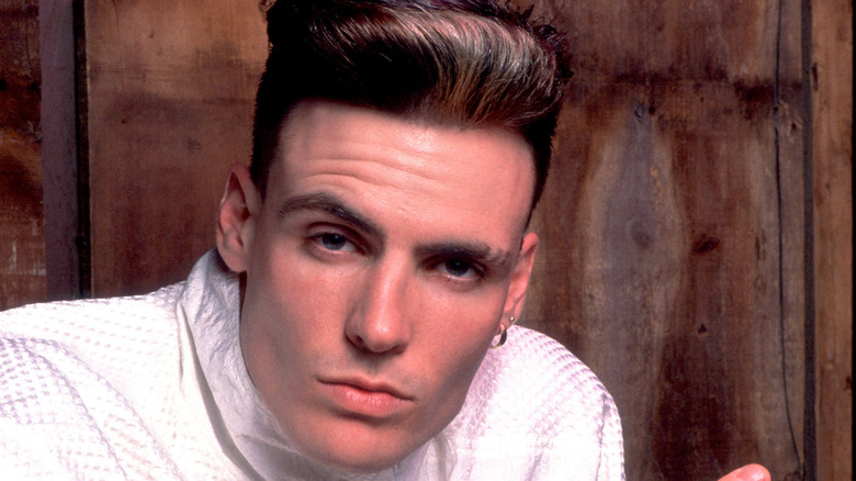 Vanilla Ice staring ahead