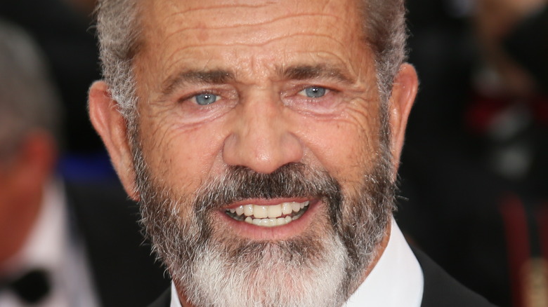 Mel Gibson smiling