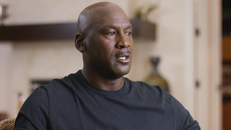Michael Jordan talking