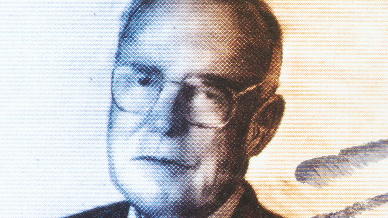 Gordon Moore on a stamp