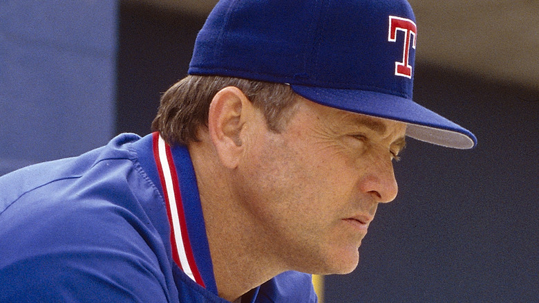 Nolan Ryan in dugout