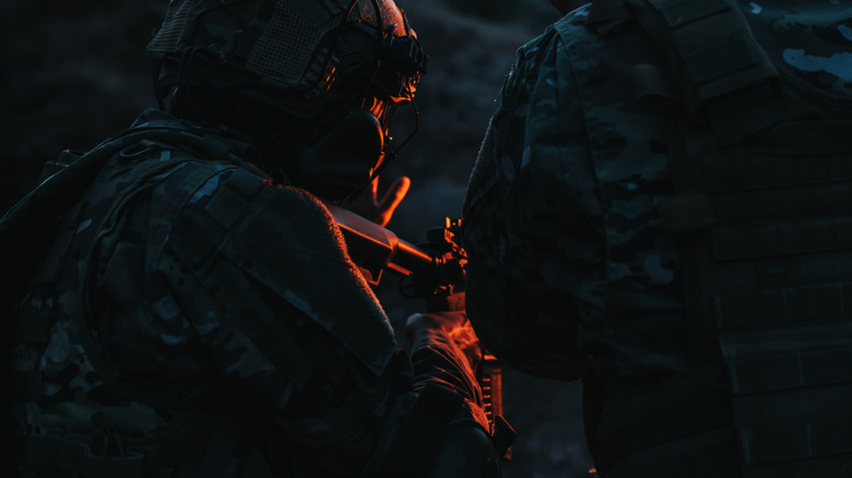SEAL Team Six under the cover of night