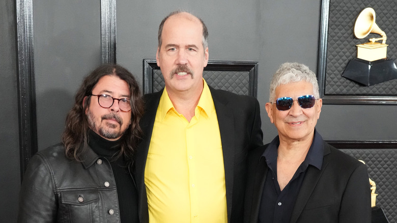 Pat Smear with Dave Grohl and Krist Novoselic