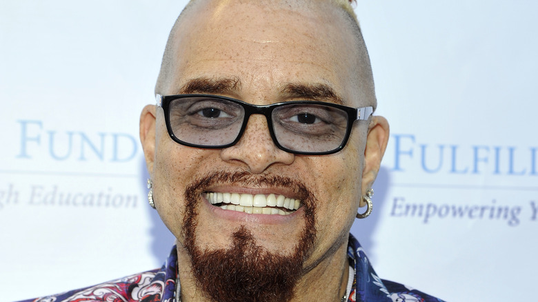 Sinbad smiling on red carpet