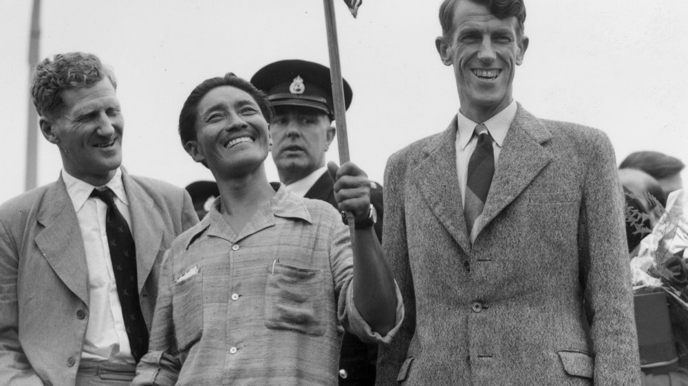 Tenzing Norgay and Edmund Hillary