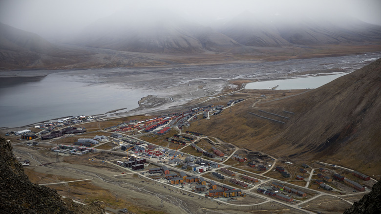 Longyearbyen on Svalbard island in Norway