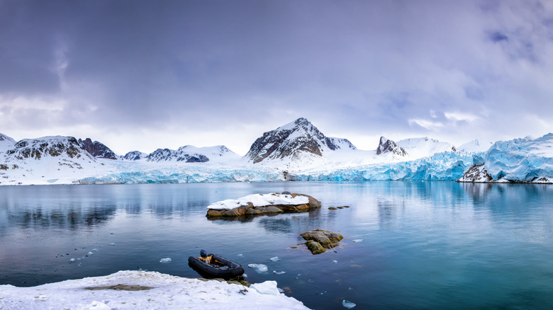 Svalbard, Norway fjord