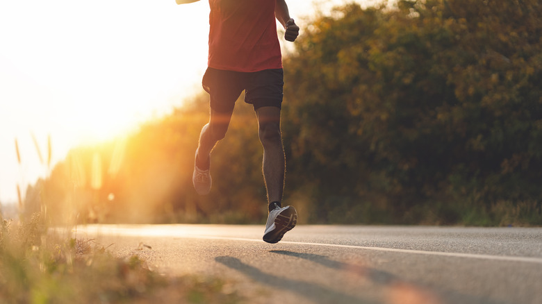 Man exercising