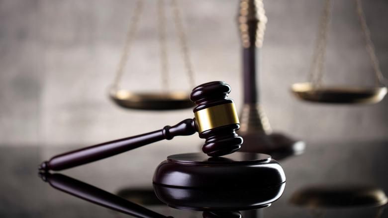Scales and gavel