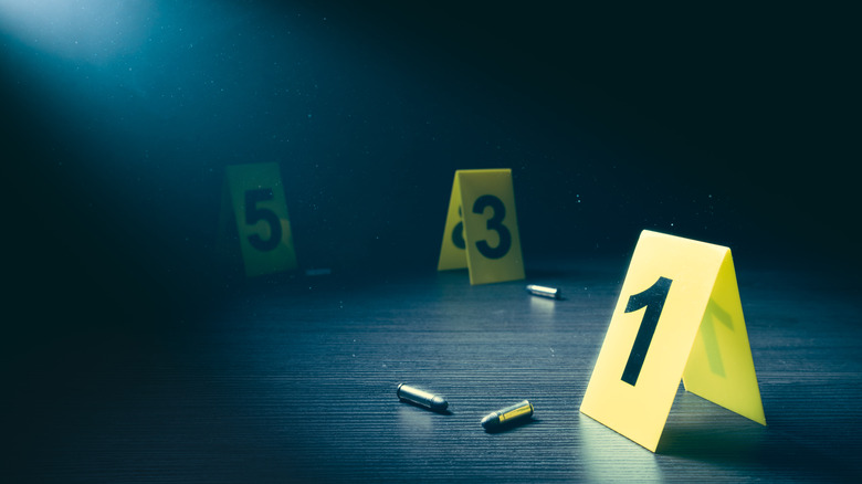 Bullets on the ground