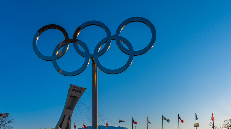 Olympics symbol in Montreal