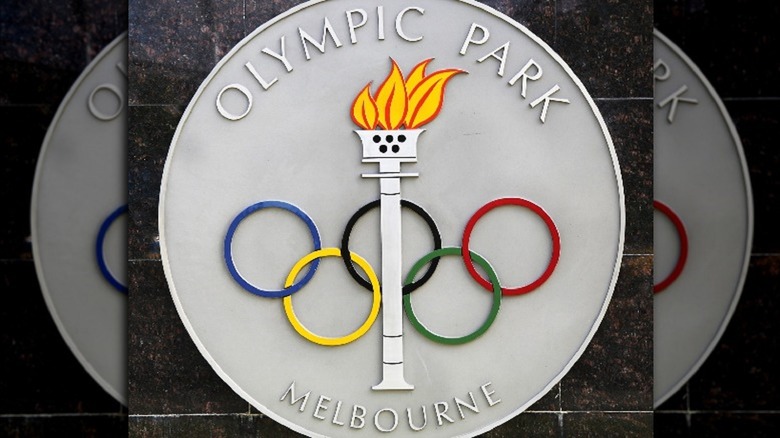 Olympic park sign melbourne