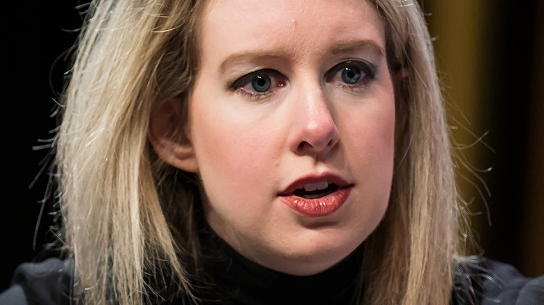 Elizabeth Holmes black turtleneck