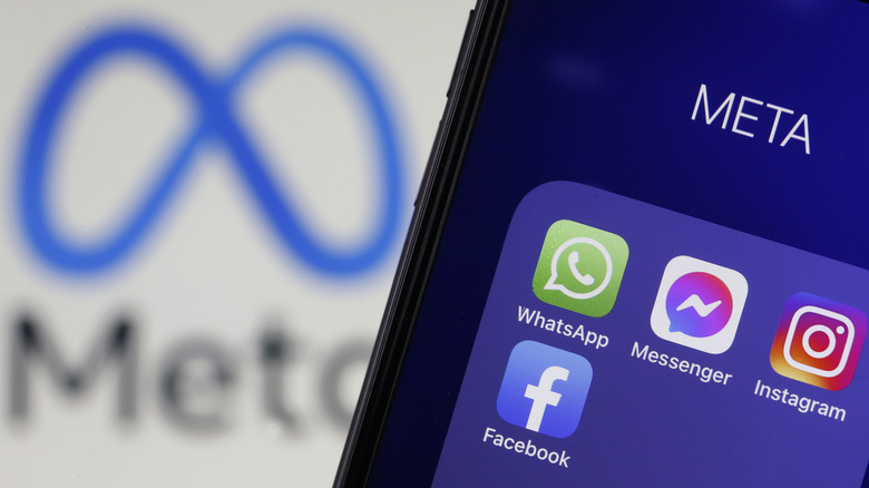 WhatsApp, Messenger, Instagram, Facebook, Meta apps