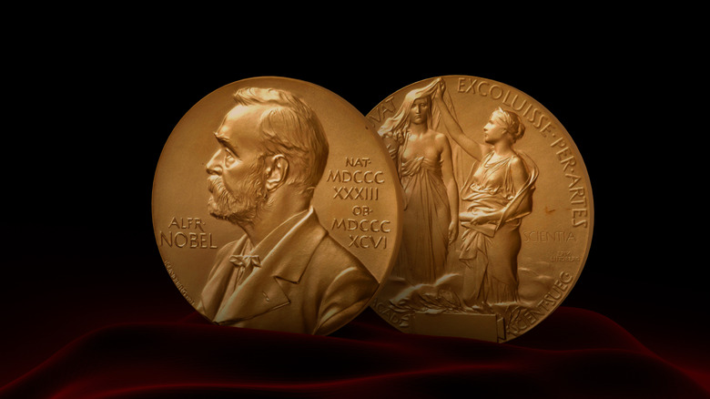 Photo of Nobel Prize medal 