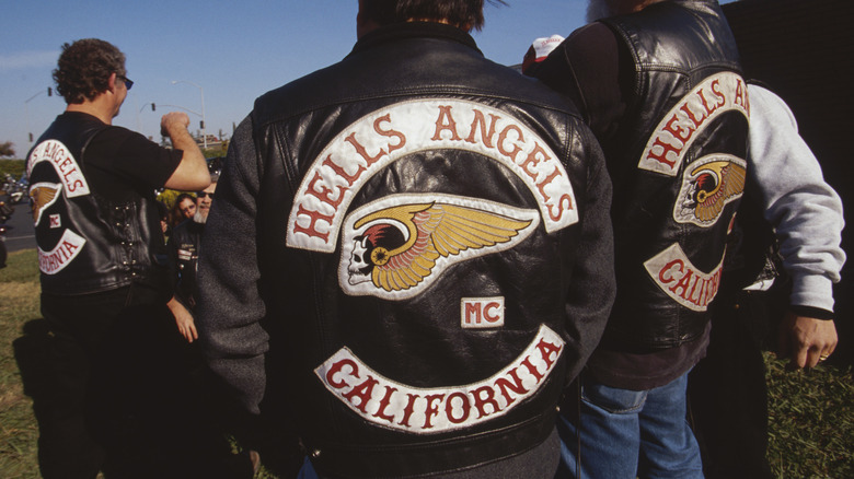Hells Angels jackets with patches