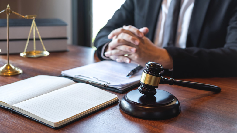 Lawyer, gavel