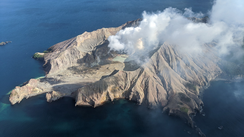 Whakaari Island volcano