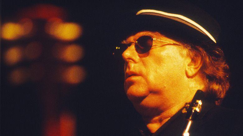 Van Morrison performs with sax