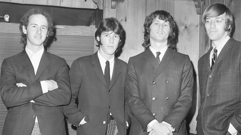 The Doors posing in 1966
