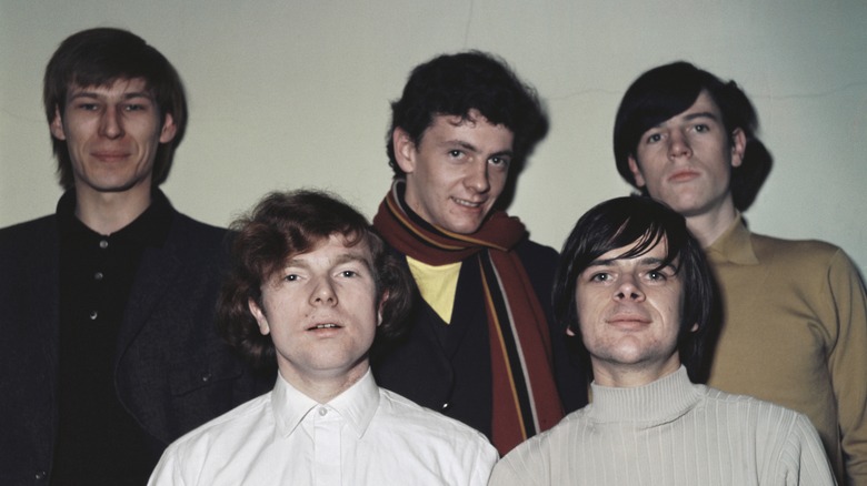 Van Morrison and Them posing