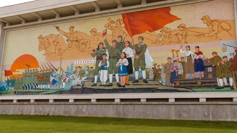 North Korean Mural 