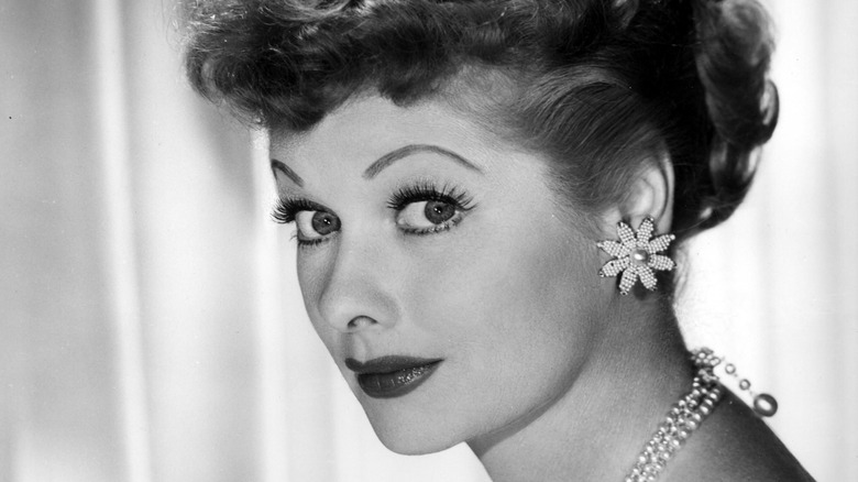 Lucille Ball looking coy