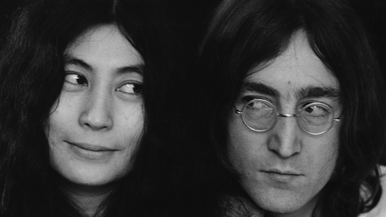 Yoko Ono and John Lennon