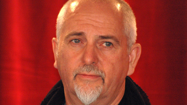 Peter Gabriel staring