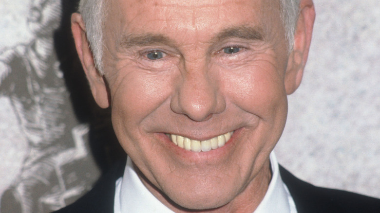 Johnny Carson smiling broadly