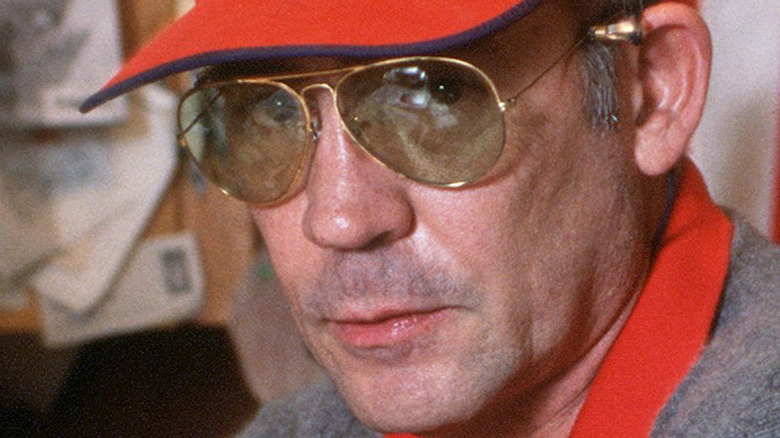 Hunter S. Thompson at home