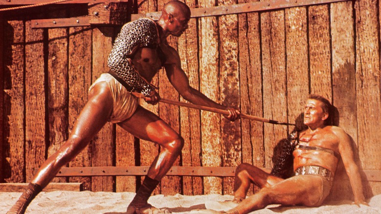 Kirk Douglas in "Spartacus" 