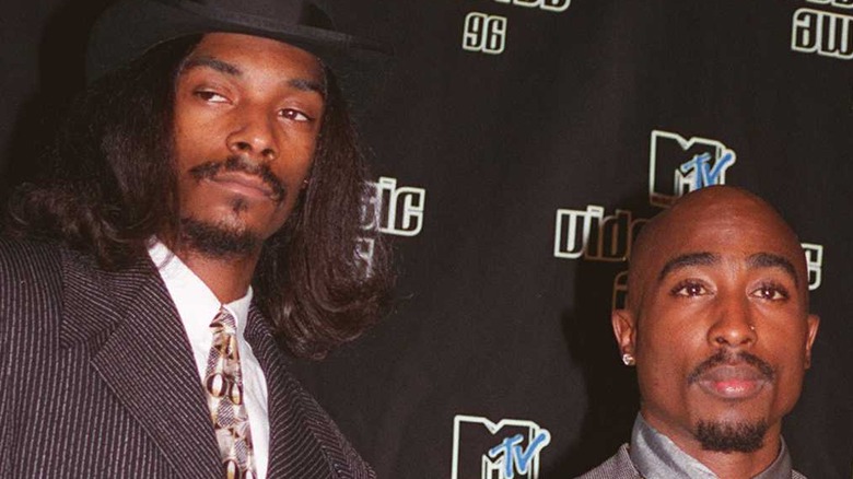 Tupac Shakur and Snoop Dogg