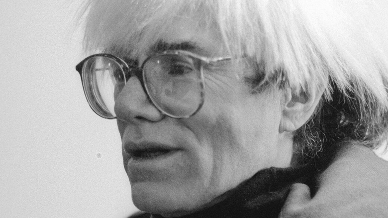 Andy Warhol glasses side view