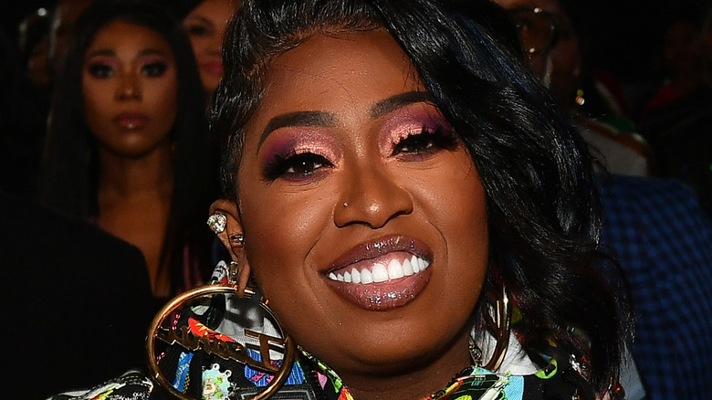 Missy Elliott smiling