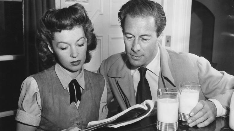 Lilli Palmer and Rex Harrison 