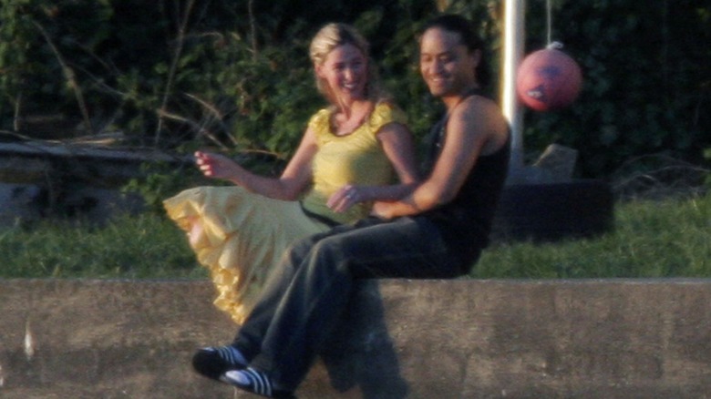 Vili Fualaau and Mary Kay Letourneau laughing