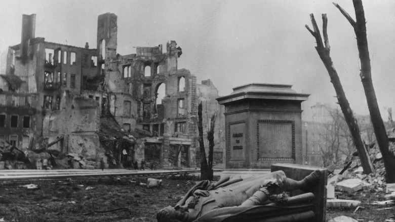 Bombed out postwar Munich