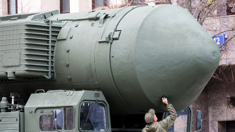 The Yars missile in Russia