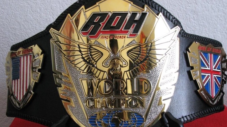Ring of Honor title belt