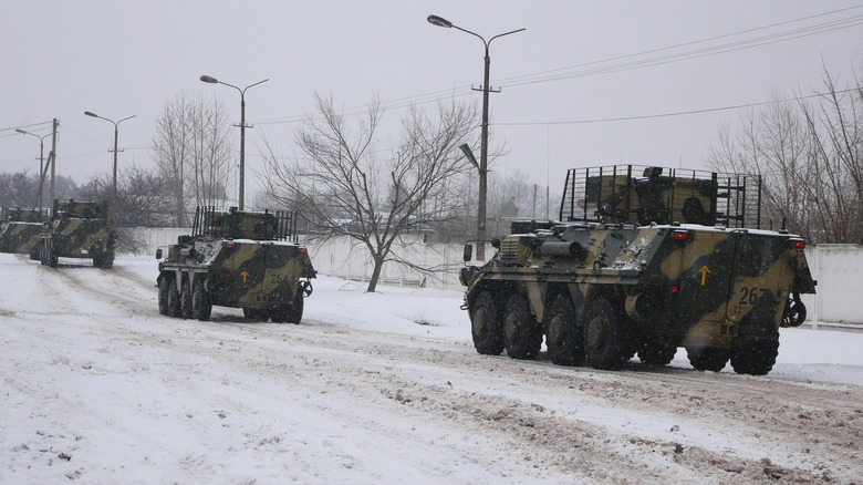 Russian military vehicles
