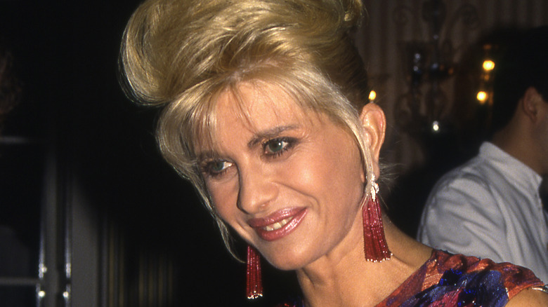 Ivana Trump listens