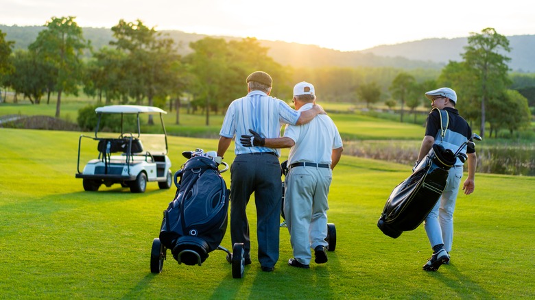 golfers enjoying a round