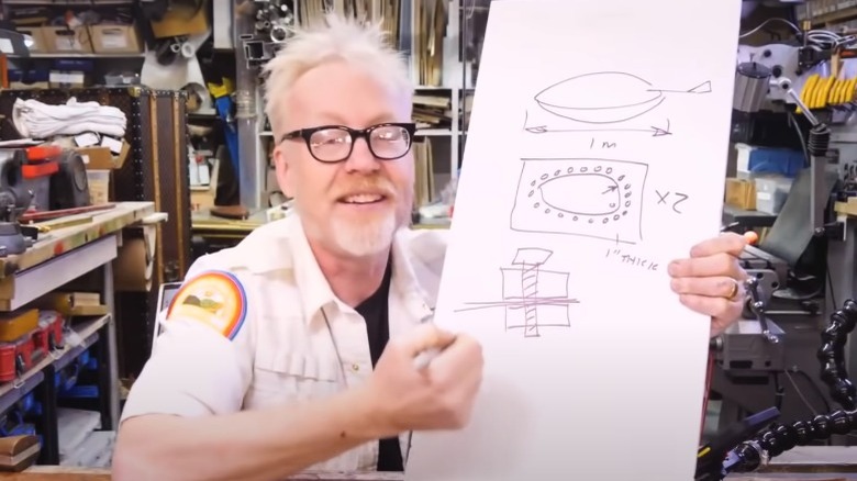 adam savage explaining jamie hyneman's build