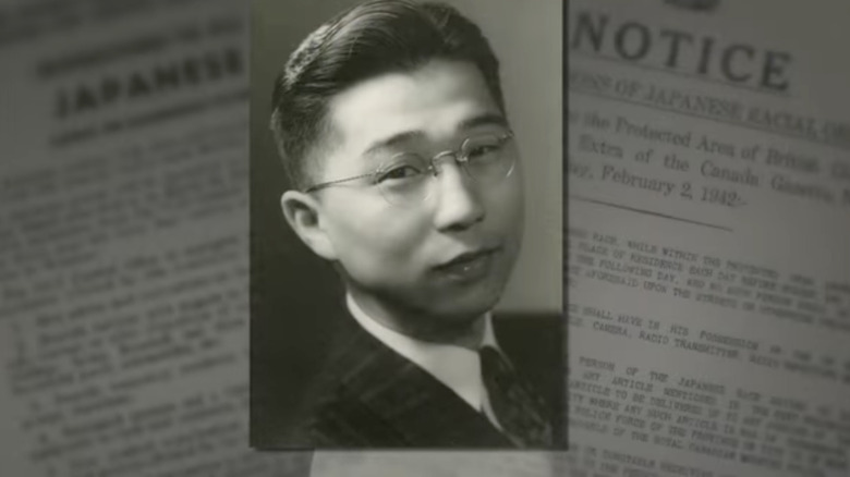 Gordon Hirabayashi as a young man