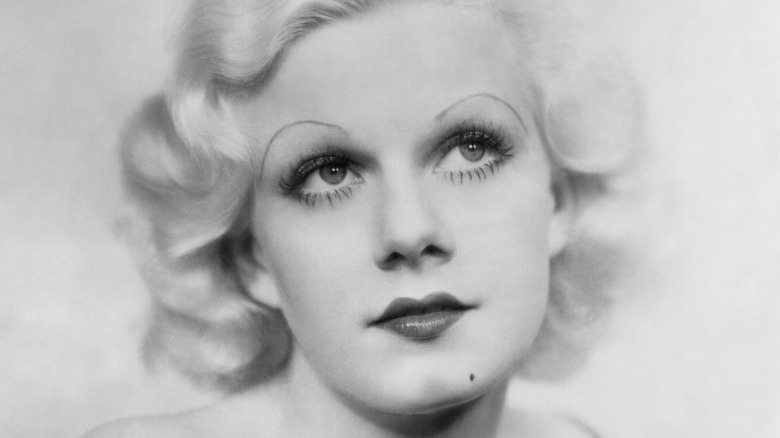 Actress Jean Harlow smiling